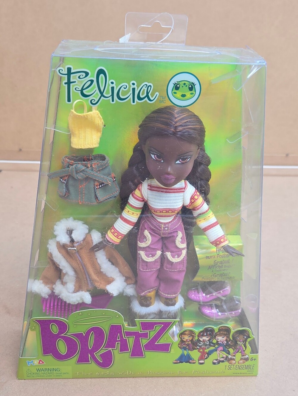 🌟 NIB Bratz Series 3 Felicia Fashion Doll – 2023 Reproduction 🌟